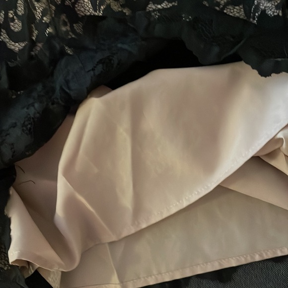 Black lace dress lined except sleeves, small, perfect condition. So cute. - Picture 4 of 7